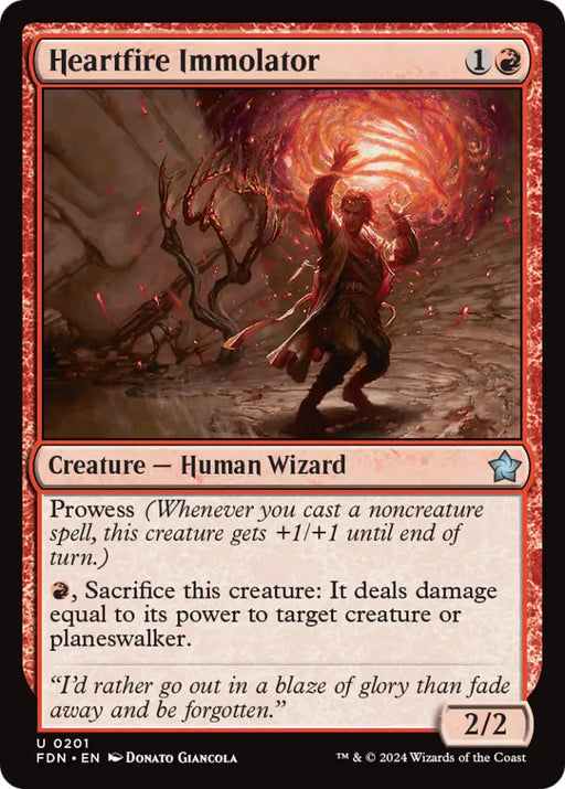Heartfire Immolator [Foundations] - MTG Single