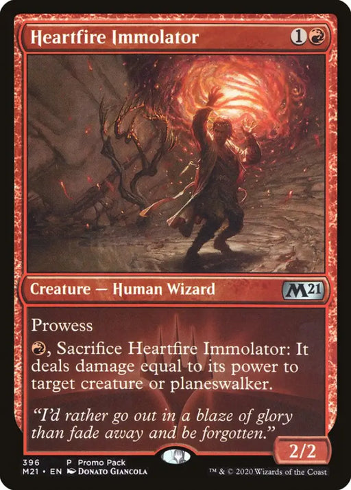 Heartfire Immolator (Promo Pack) [Core Set 2021 Promos] - MTG Single