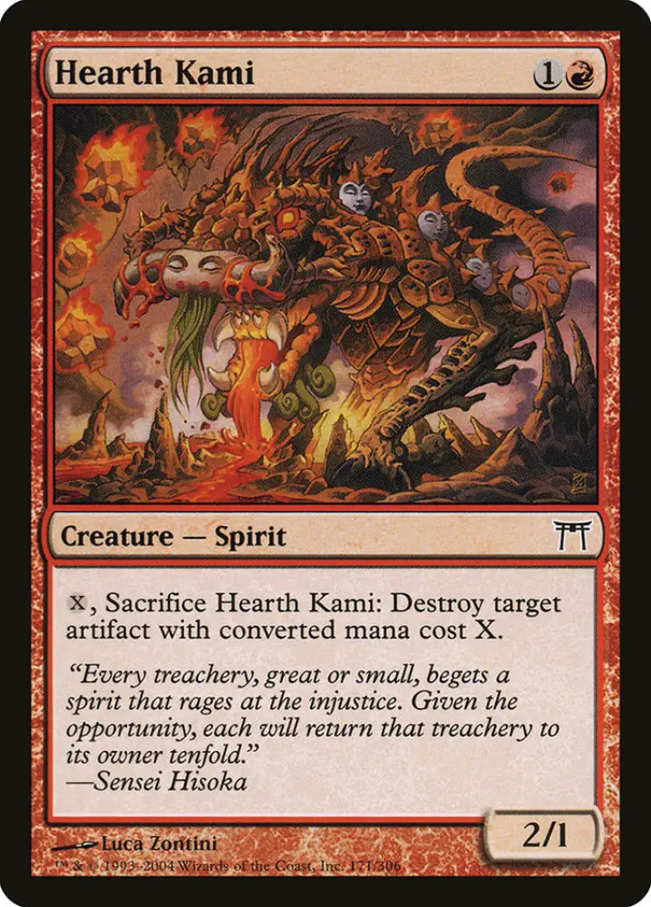 Hearth Kami [Champions of Kamigawa] - MTG Single