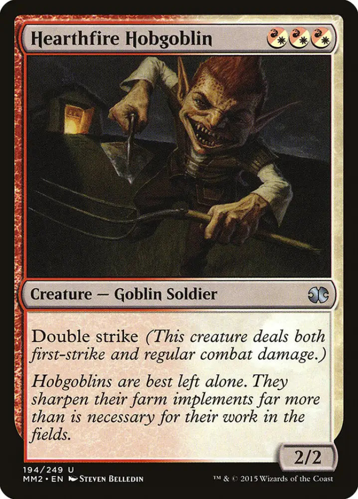 Hearthfire Hobgoblin [Modern Masters 2015] - MTG Single