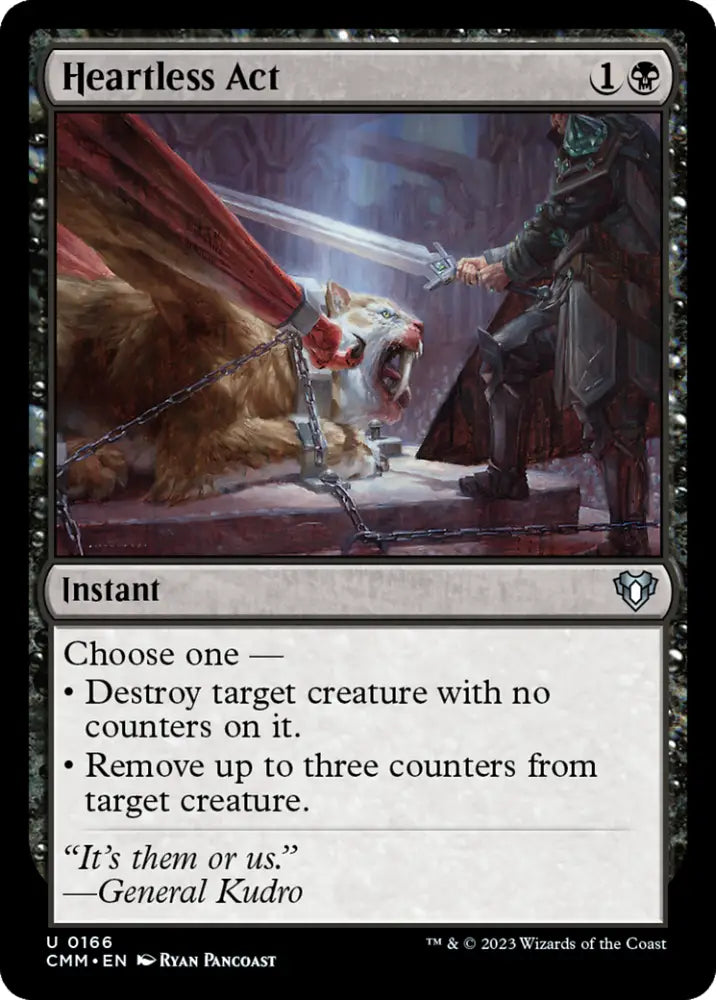 Heartless Act [Commander Masters] - MTG Single