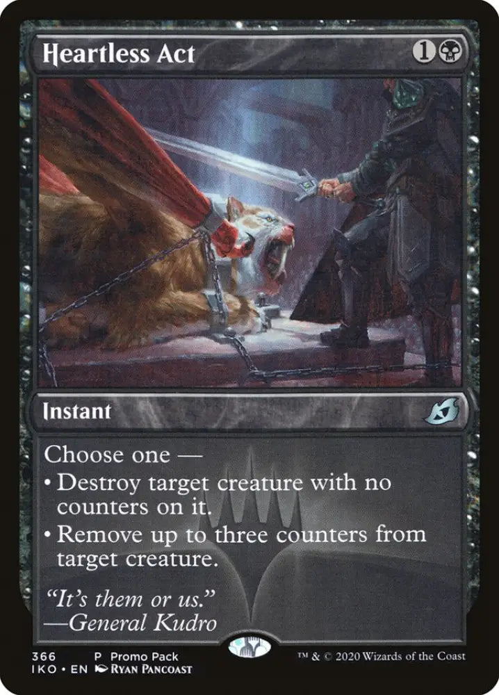Heartless Act (Promo Pack) [Ikoria: Lair of Behemoths Promos] - MTG Single