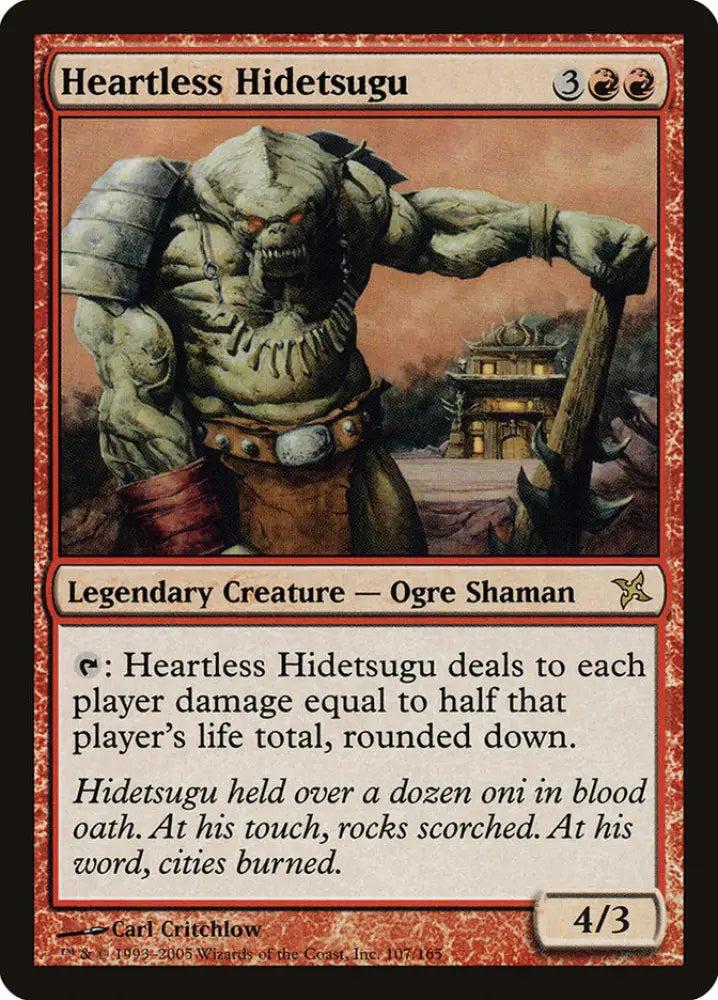 Heartless Hidetsugu [Betrayers of Kamigawa] - MTG Single