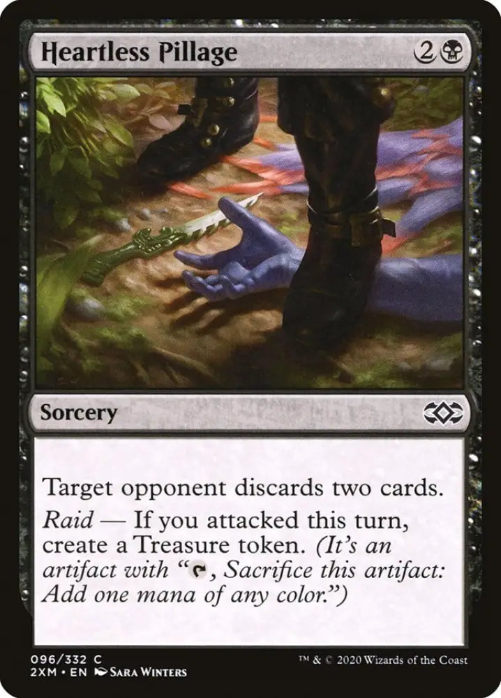 Heartless Pillage [Double Masters] - MTG Single