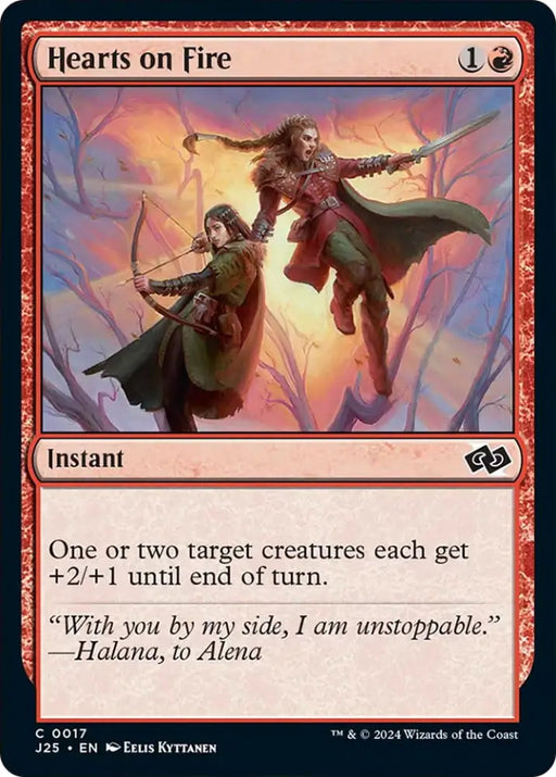 Hearts on Fire [Foundations Jumpstart] - MTG Single