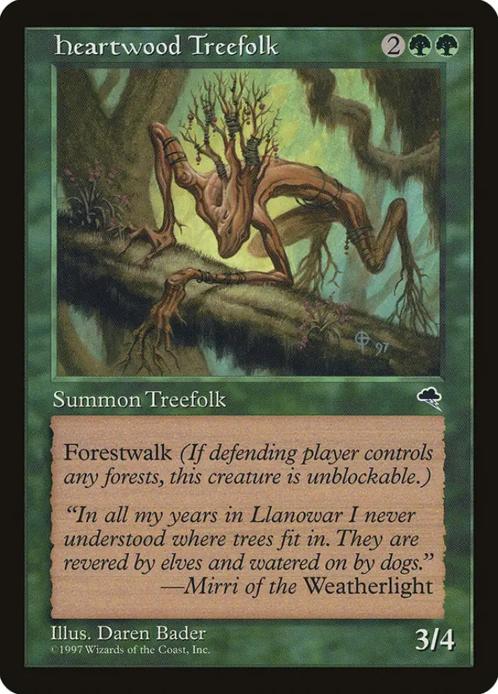 Heartwood Treefolk [Tempest] - MTG Single