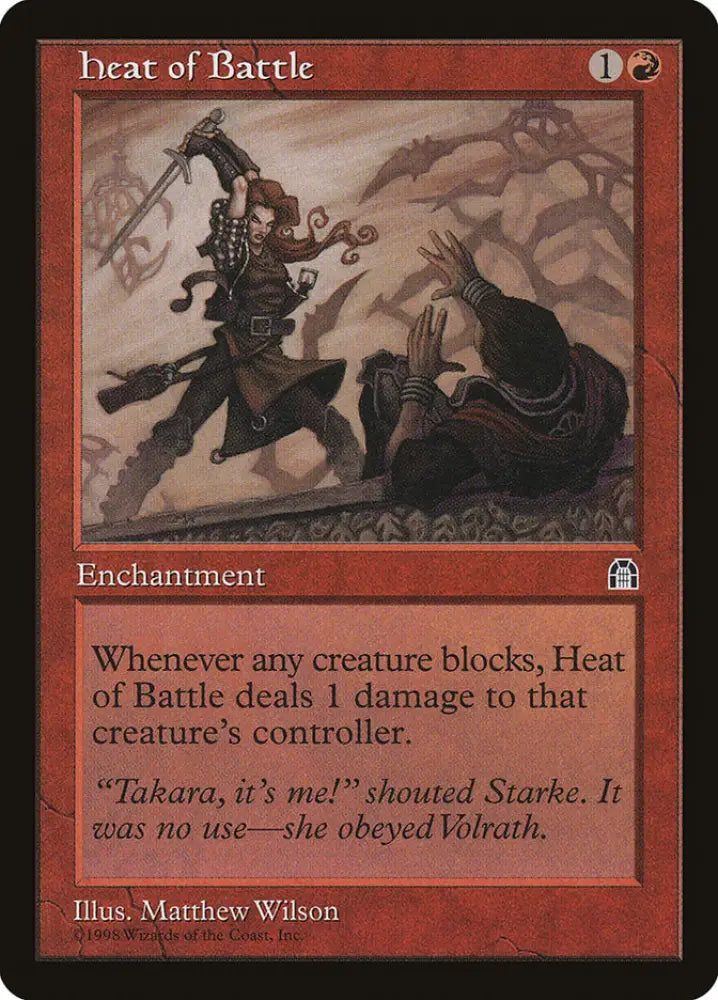 Heat of Battle [Stronghold] - MTG Single
