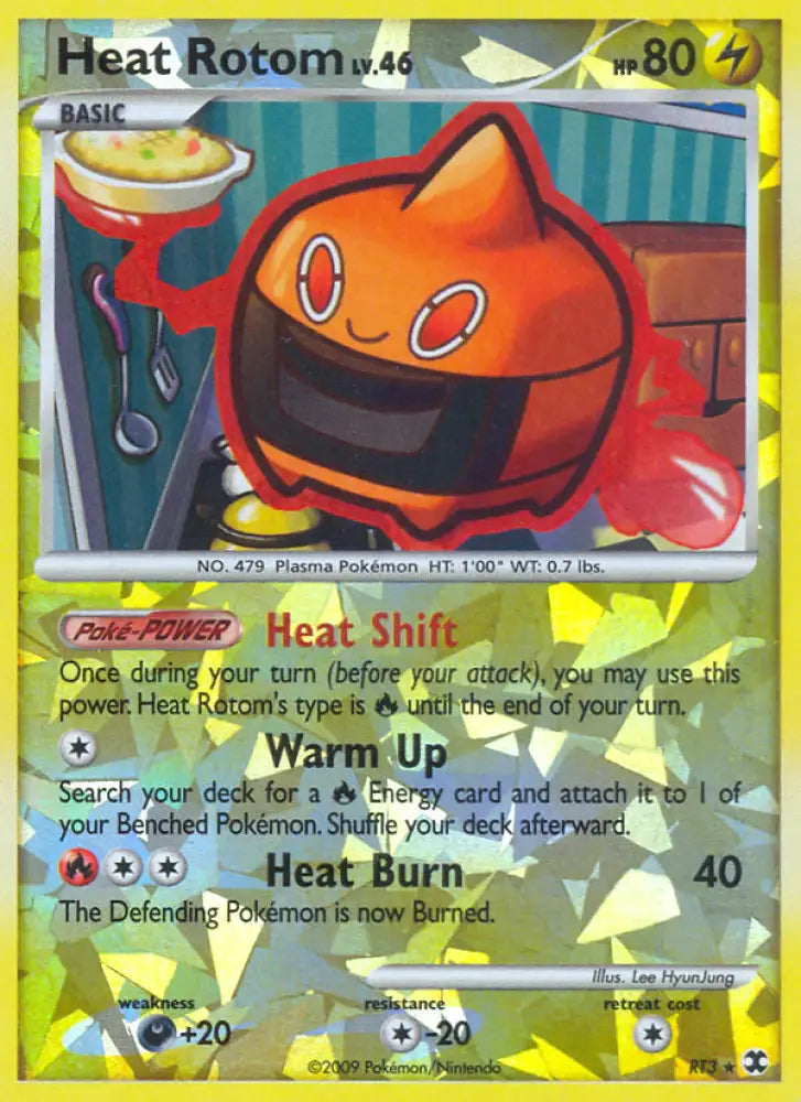 Heat Rotom (RT3) [Platinum: Rising Rivals] - Pokemon Single