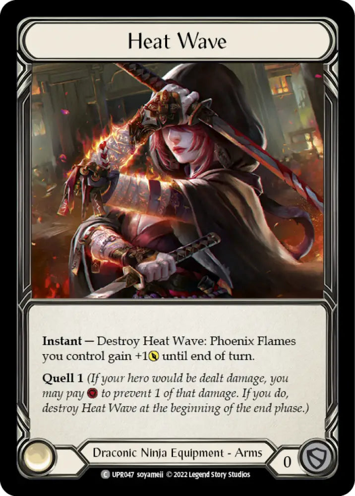 Heat Wave [Uprising] Rainbow Foil - Flesh And Blood Single
