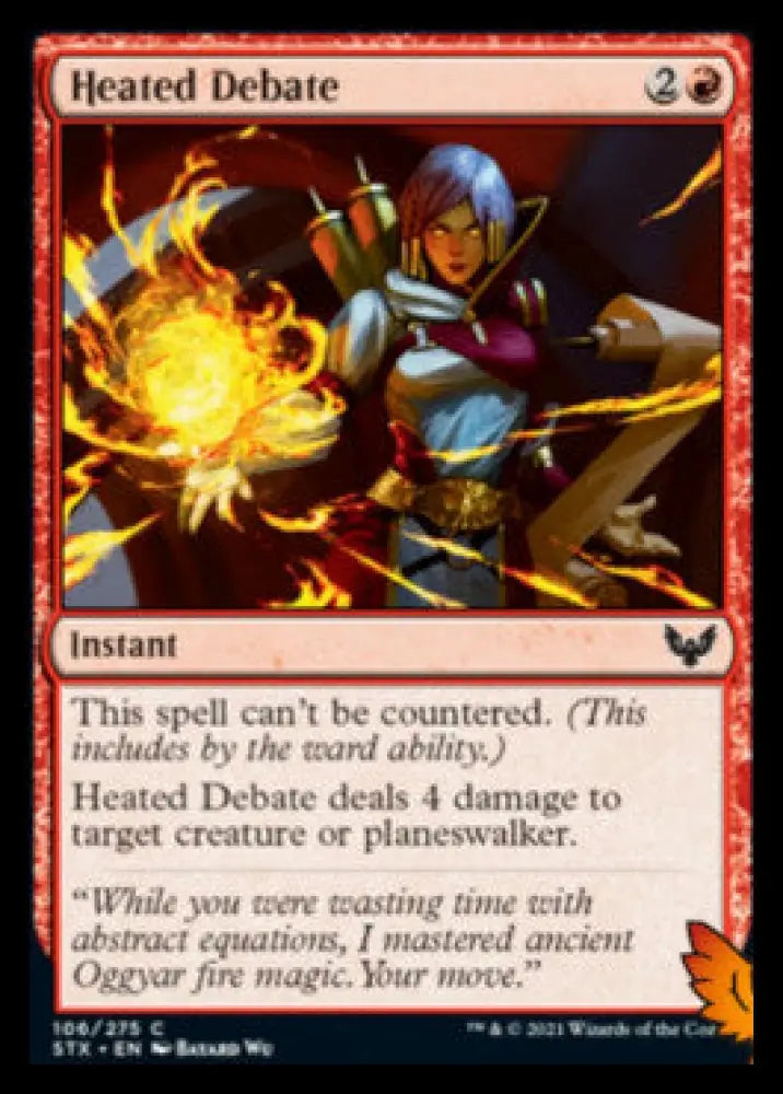 Heated Debate [Strixhaven: School of Mages] - MTG Single