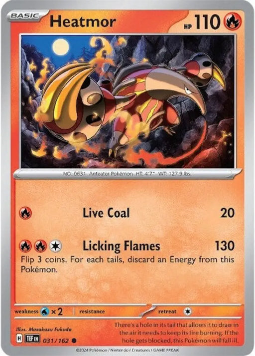Heatmor (031/162) [Scarlet & Violet: Temporal Forces] - Pokemon Single