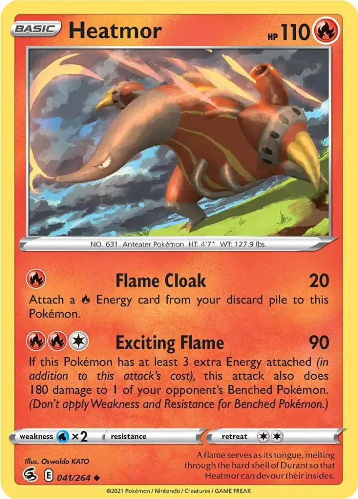 Heatmor (041/264) [Sword & Shield: Fusion Strike] - Pokemon Single