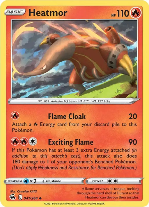 Heatmor (041/264) [Sword & Shield: Fusion Strike] - Pokemon Single