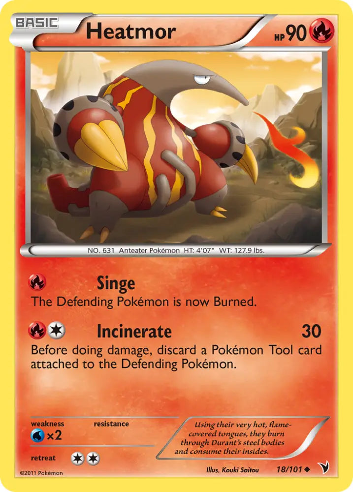 Heatmor (18/101) [Black & White: Noble Victories] - Pokemon Single