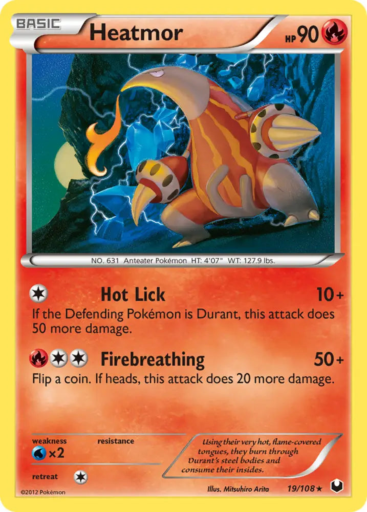 Heatmor (19/108) [Black & White: Dark Explorers] - Pokemon Single