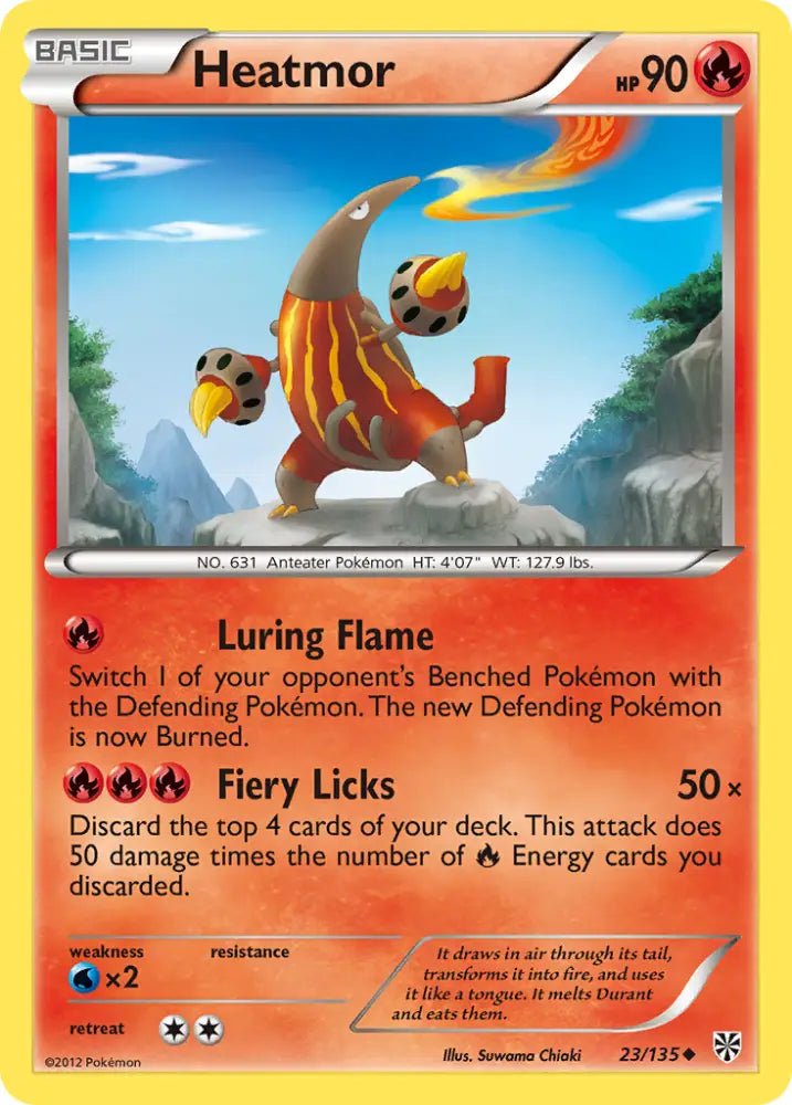 Heatmor (23/135) [Black & White: Plasma Storm] - Pokemon Single