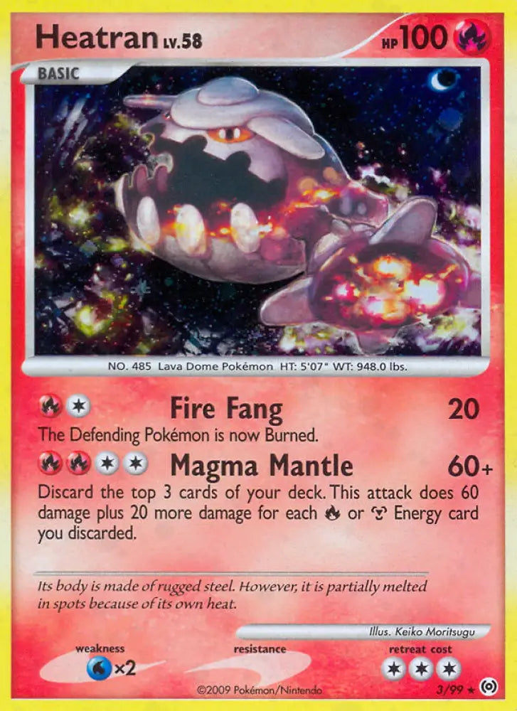Heatran (3/99) [Platinum: Arceus] - Pokemon Single