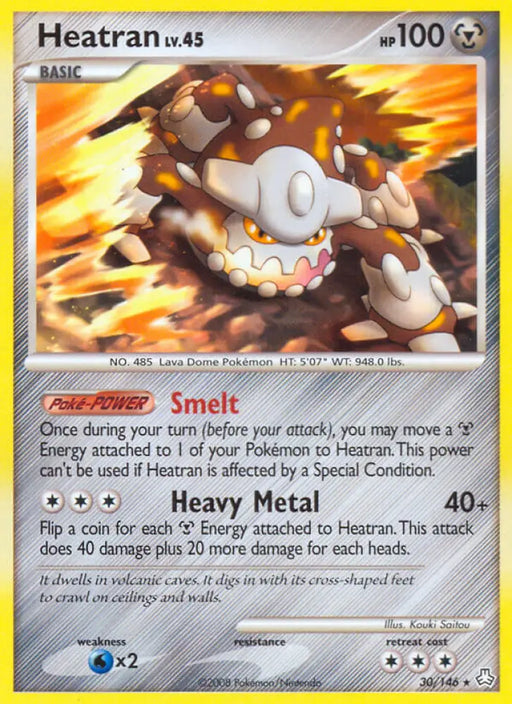 Heatran (30/146) (Theme Deck Exclusive) [Diamond & Pearl: Legends Awakened] - Pokemon Single