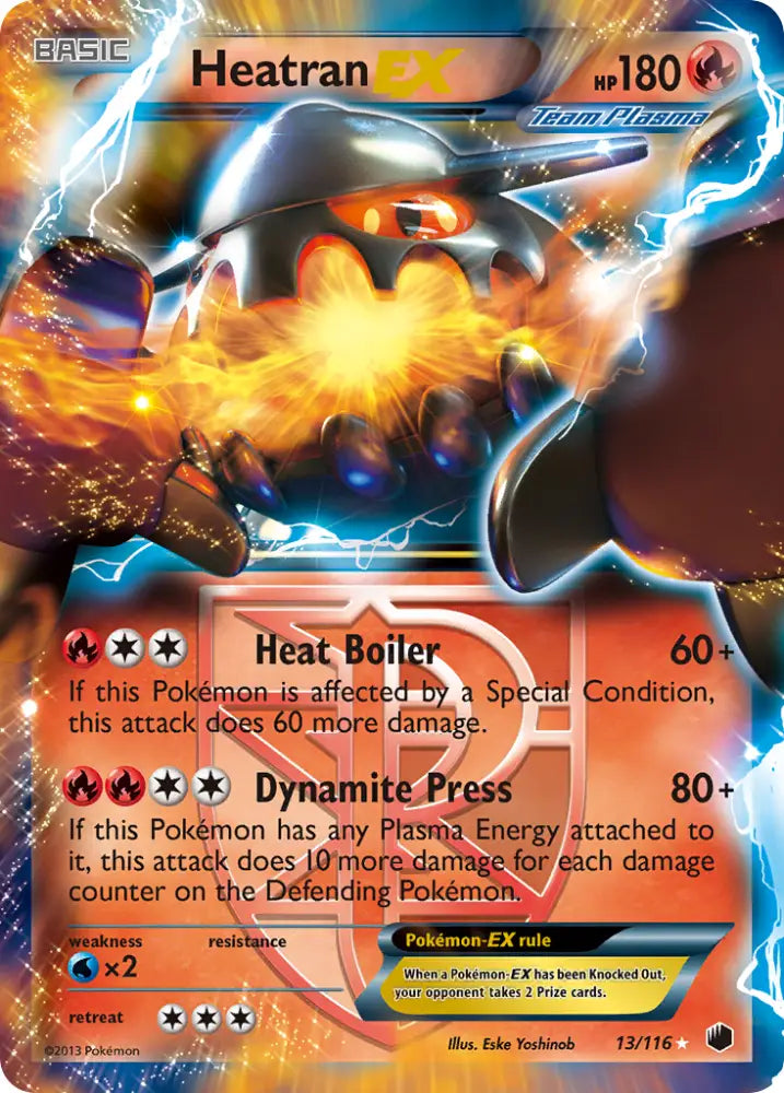 Heatran EX (13/116) [Black & White: Plasma Freeze] - Pokemon Single