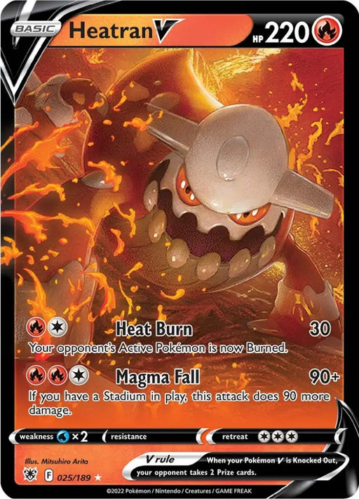 Heatran V (025/189) [Sword & Shield: Astral Radiance] - Pokemon Single