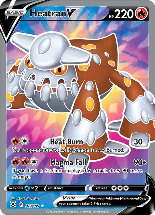 Heatran V (165/189) [Sword & Shield: Astral Radiance] - Pokemon Single
