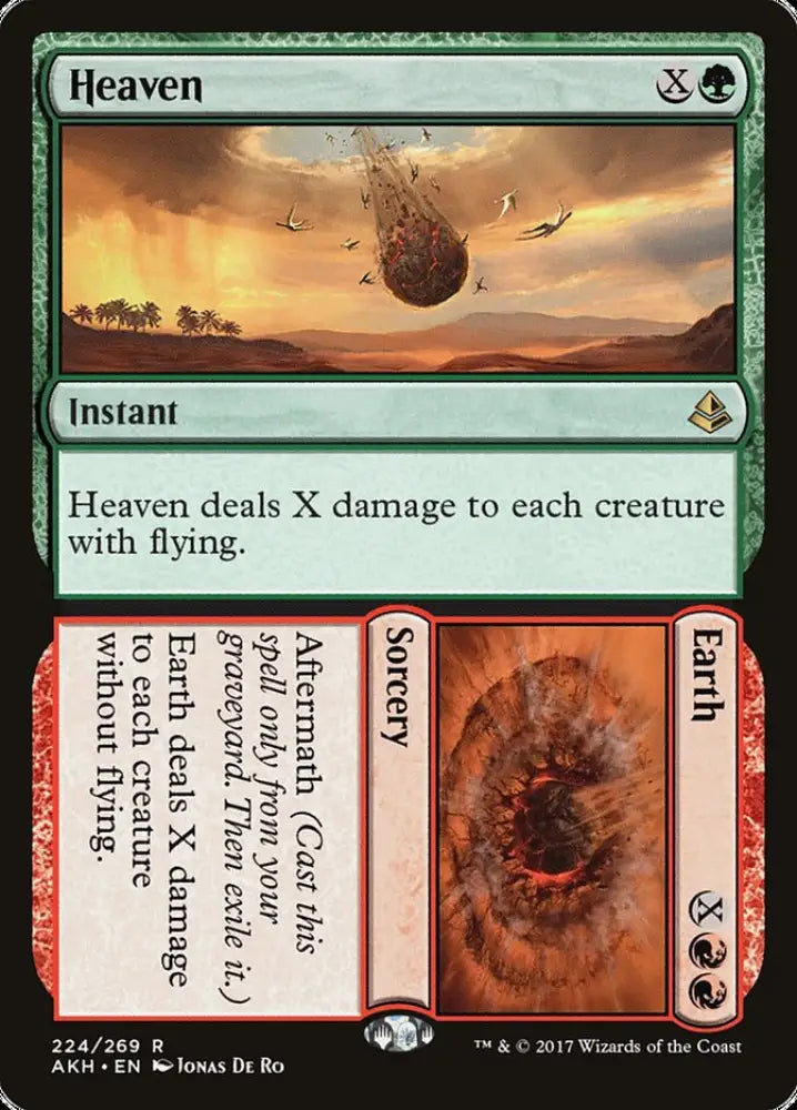 Heaven // Earth [Amonkhet] - MTG Single