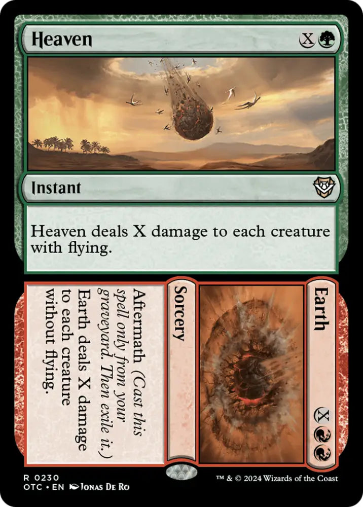 Heaven // Earth [Outlaws of Thunder Junction Commander] - MTG Single