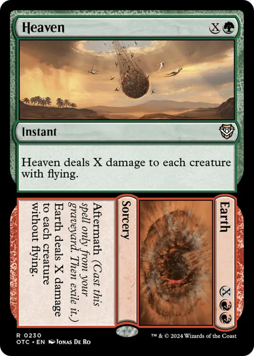 Heaven // Earth [Outlaws of Thunder Junction Commander] - MTG Single
