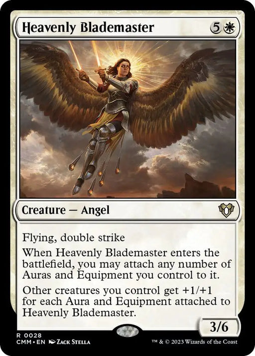 Heavenly Blademaster (28) [Commander Masters]