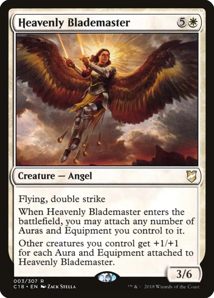 Heavenly Blademaster [Commander 2018] - MTG Single