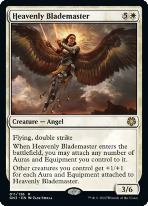 Heavenly Blademaster [Game Night: Free-for-All] - MTG Single