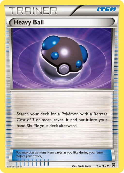 Heavy Ball (140/162) [XY: BREAKthrough] - Pokemon Single