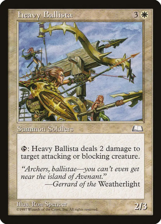 Heavy Ballista [Weatherlight] - MTG Single