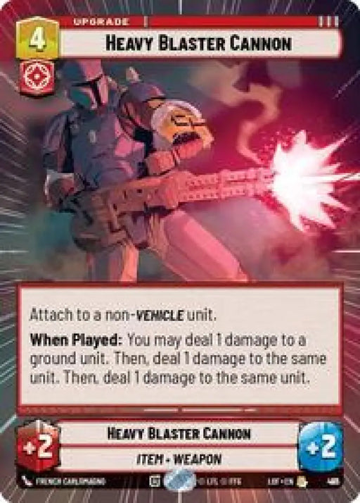 Heavy Blaster Cannon (Hyperspace Foil) (911) [Legends of the Force]