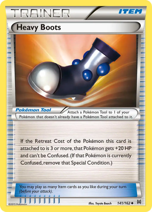 Heavy Boots (141/162) [XY: BREAKthrough] - Pokemon Single