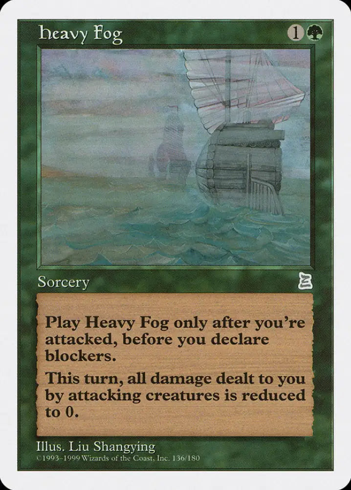 Heavy Fog [Portal Three Kingdoms] - MTG Single
