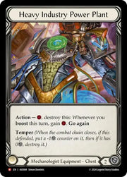 Heavy Industry Power Plant [AIO004] (Armory Deck: Dash) Rainbow Foil - Flesh And Blood Single