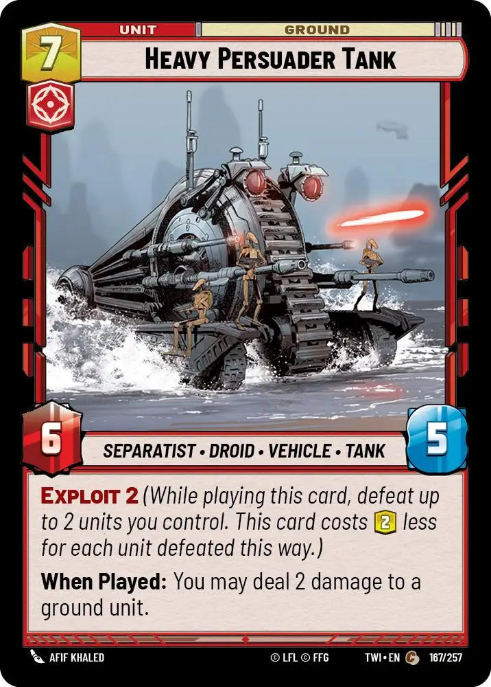 Heavy Persuader Tank (167/257) [Twilight of the Republic] - Star Wars: Unlimited Single