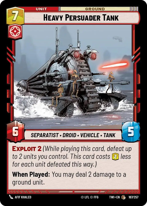 Heavy Persuader Tank (167/257) [Twilight of the Republic] - Star Wars: Unlimited Single