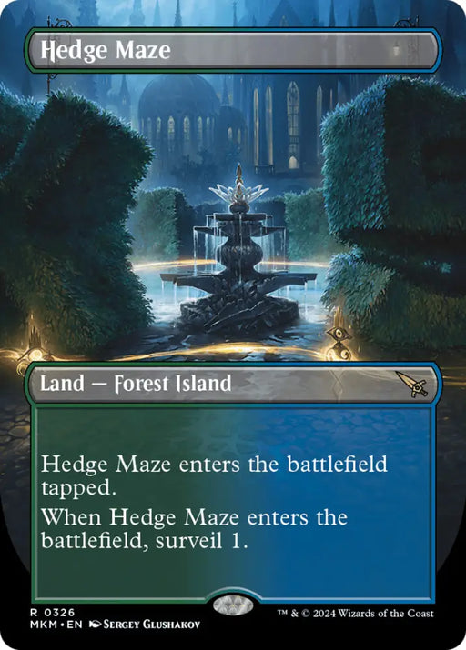 Hedge Maze (Borderless) [Murders at Karlov Manor] - MTG Single