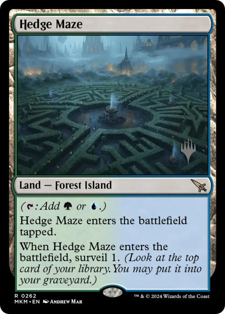 Hedge Maze (Promo Pack) [Murders at Karlov Manor Promos] - MTG Single