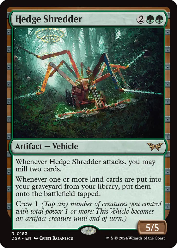 Hedge Shredder [Duskmourn: House of Horror] - MTG Single