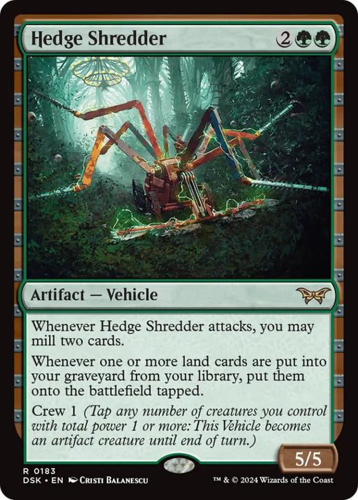 Hedge Shredder [Duskmourn: House of Horror] - MTG Single