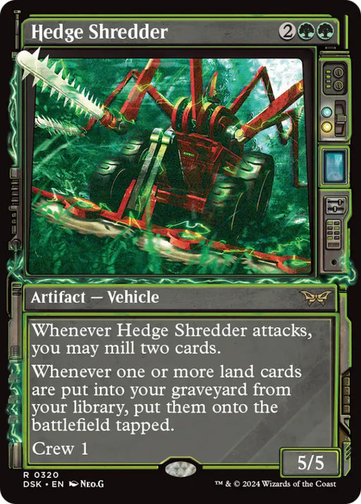 Hedge Shredder (Showcase) [Duskmourn: House of Horror] - MTG Single