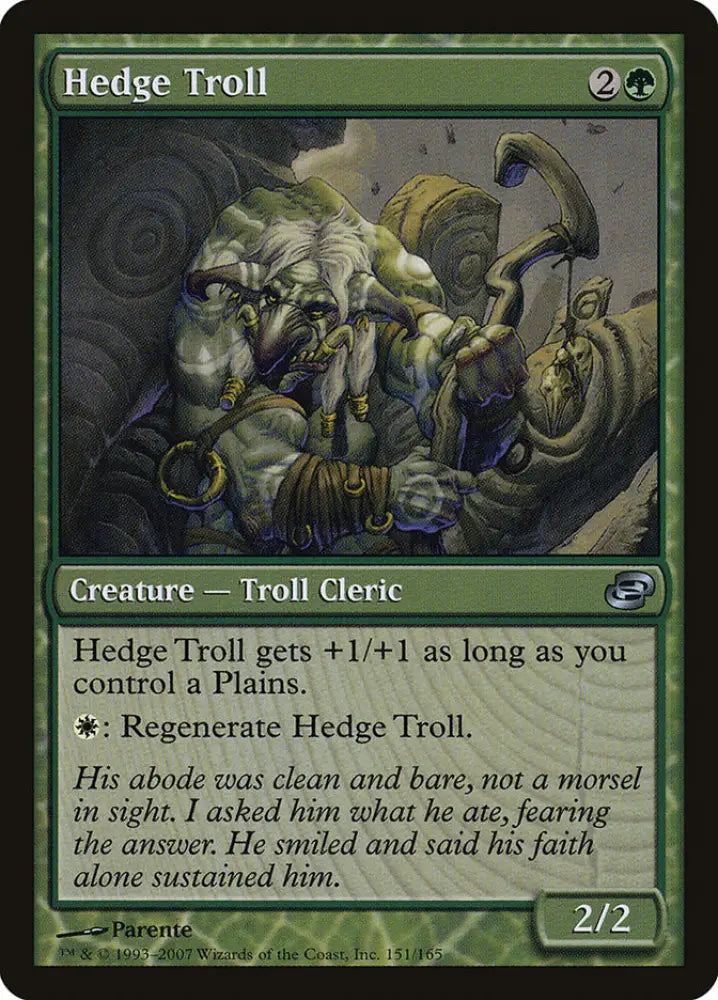 Hedge Troll [Planar Chaos] - MTG Single