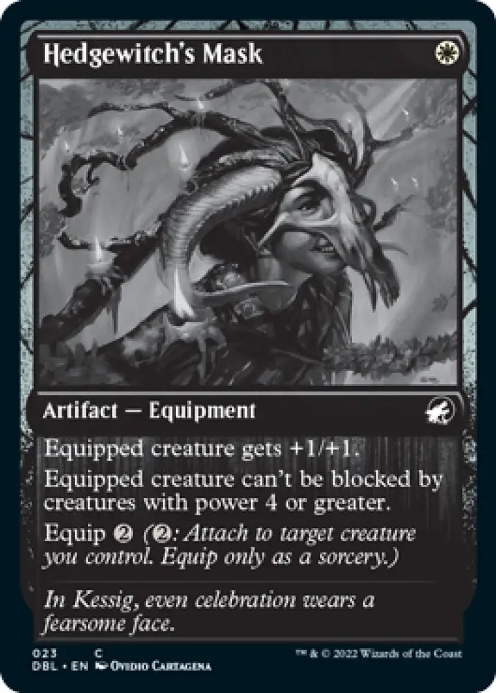 Hedgewitch’s Mask [Innistrad: Double Feature] - MTG Single