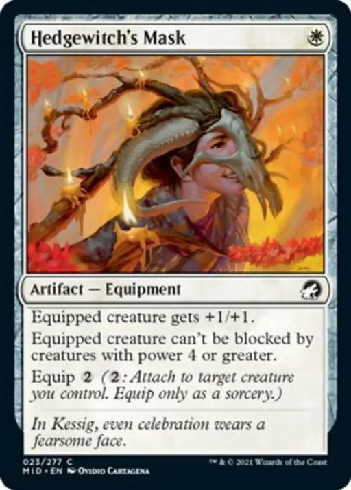 Hedgewitch’s Mask [Innistrad: Midnight Hunt] - MTG Single