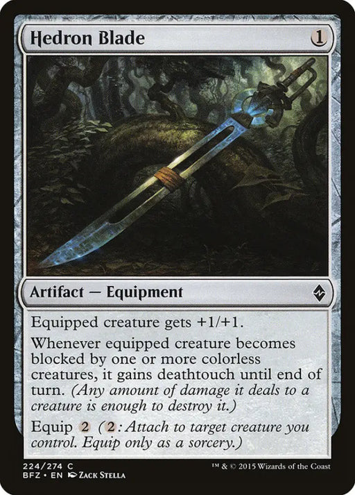 Hedron Blade [Battle for Zendikar] - MTG Single