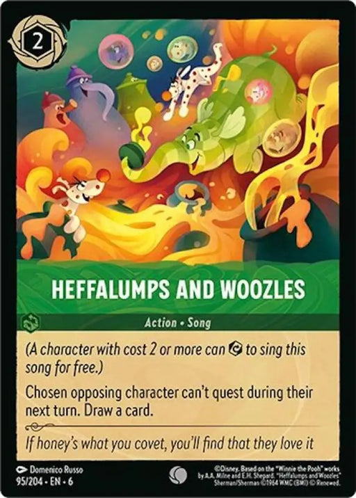 Heffalumps and Woozles (95/204) [Azurite Sea] - Lorcana Single