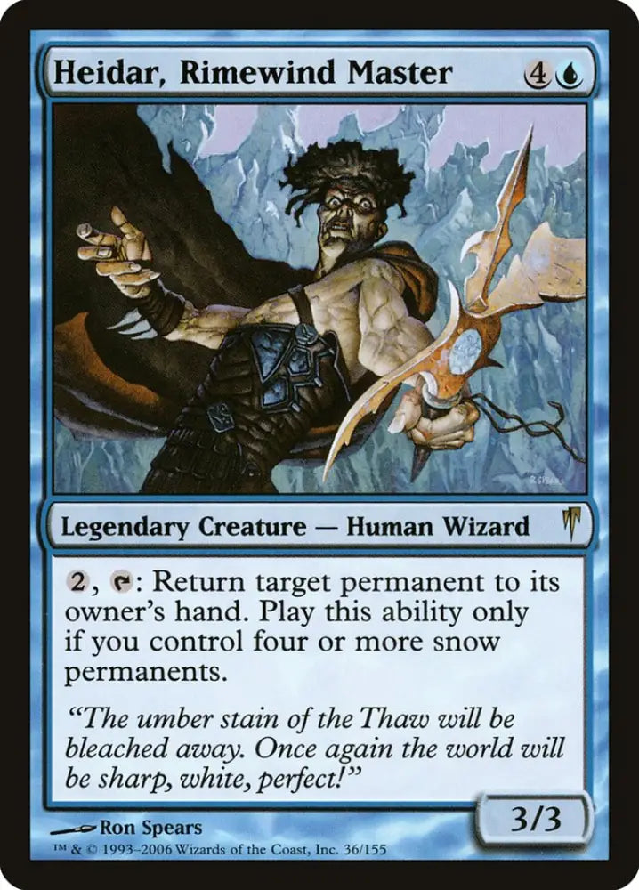 Heidar Rimewind Master [Coldsnap] - MTG Single